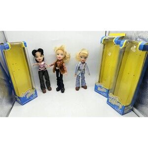 Sassy Sadie, Tiffany, and Holly Poseable Fashion Doll Set Vintage Retro 2004